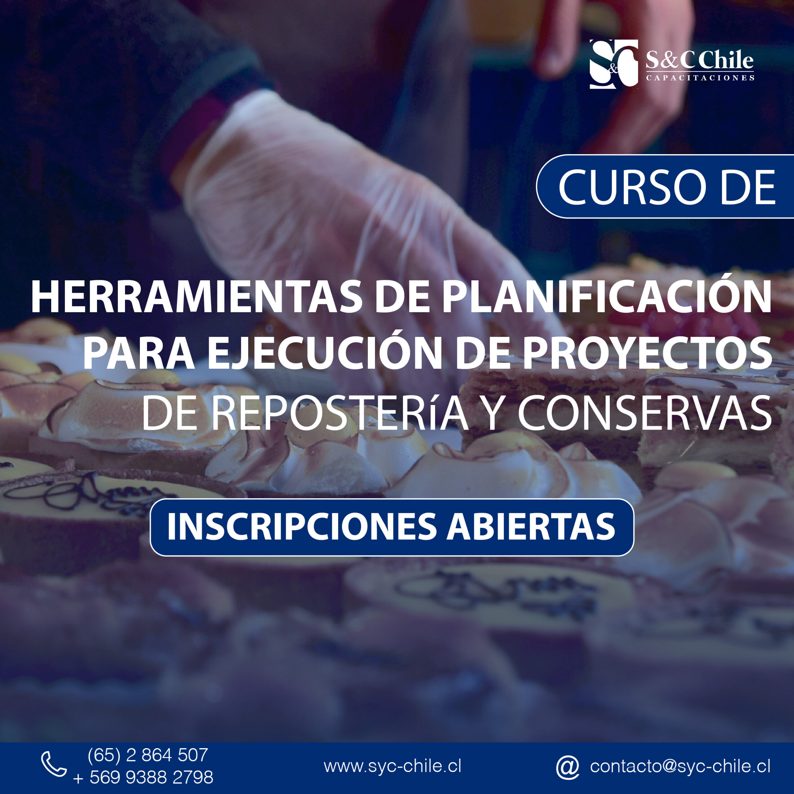 Herramientas de planificación para ejecución de proyectos de repostería y conservas